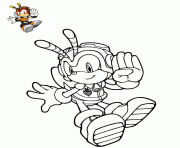 Coloriage charmy bee pouvoir de voler